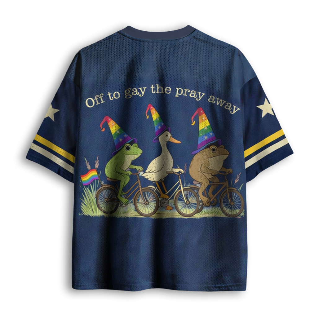 Baddiecat Off To LGBTQ Pride Mesh Jersey