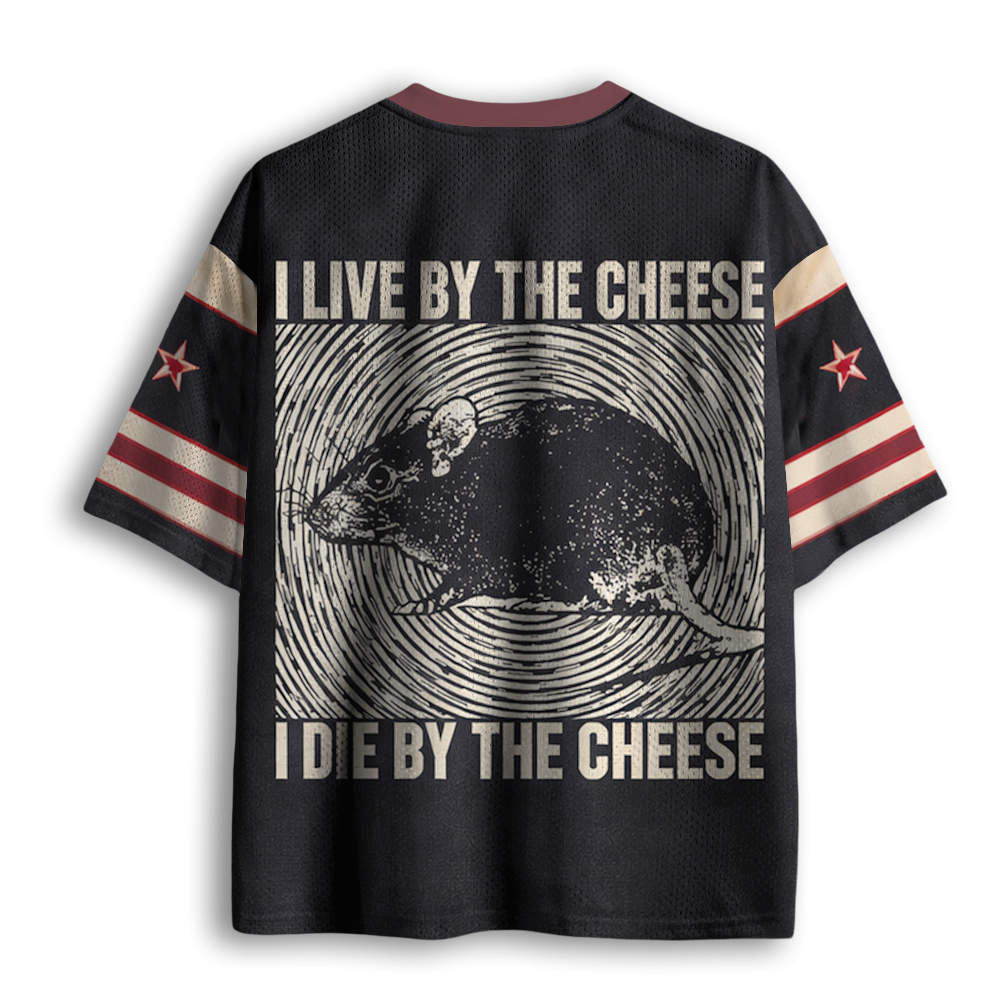 Baddiecat I Live By The Cheese Mesh Jersey