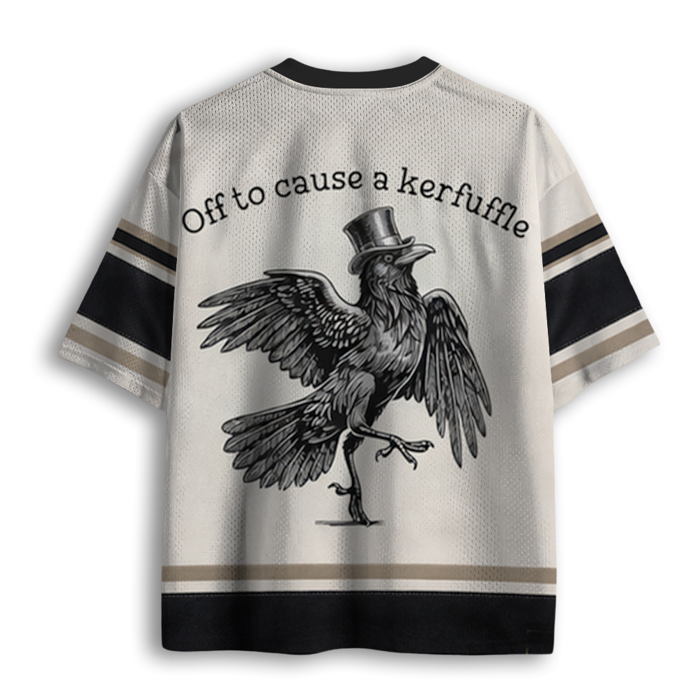 Baddiecat Off To Cause A Kerfuffle Mesh Jersey