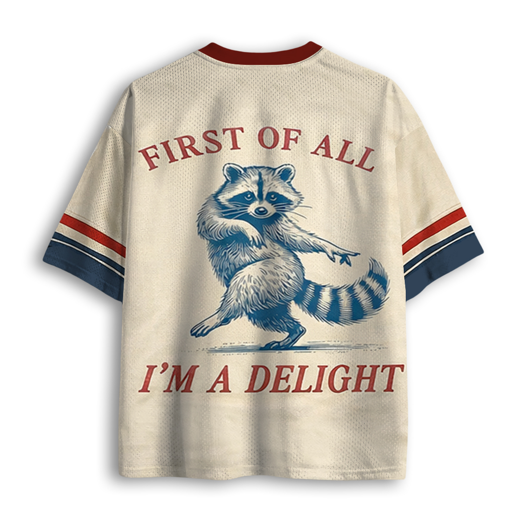 Baddiecat First Of All I'm A Delight Mesh Jersey