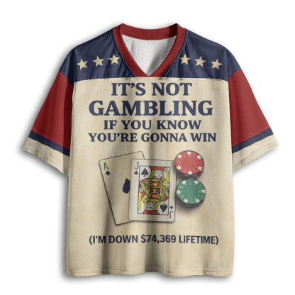 Baddiecat It's Not Gambling If You Know You're Gonna Win Mesh Jersey