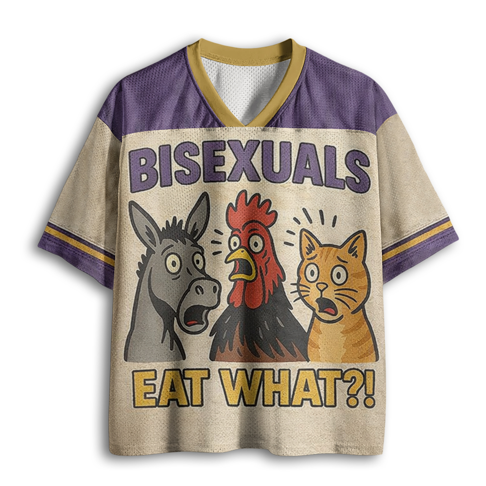 Baddiecat Bisexuals Eat What Mesh Jersey