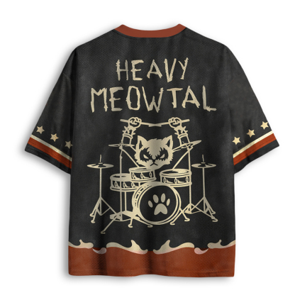 Baddiecat Heavy Meowtal Mesh Jersey