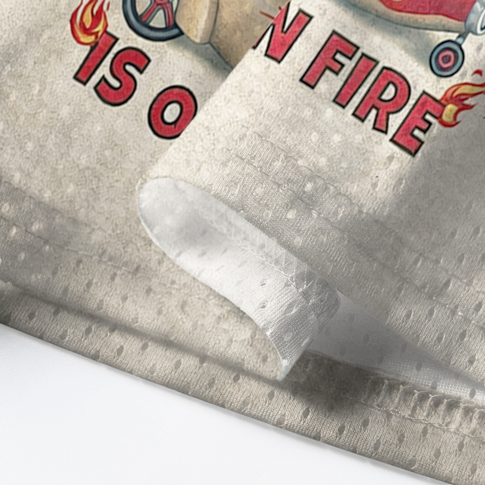 Baddiecat My Wiener Is On Fire Hot Dog Car Mesh Jersey