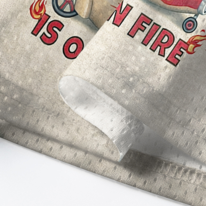 Baddiecat My Wiener Is On Fire Hot Dog Car Mesh Jersey