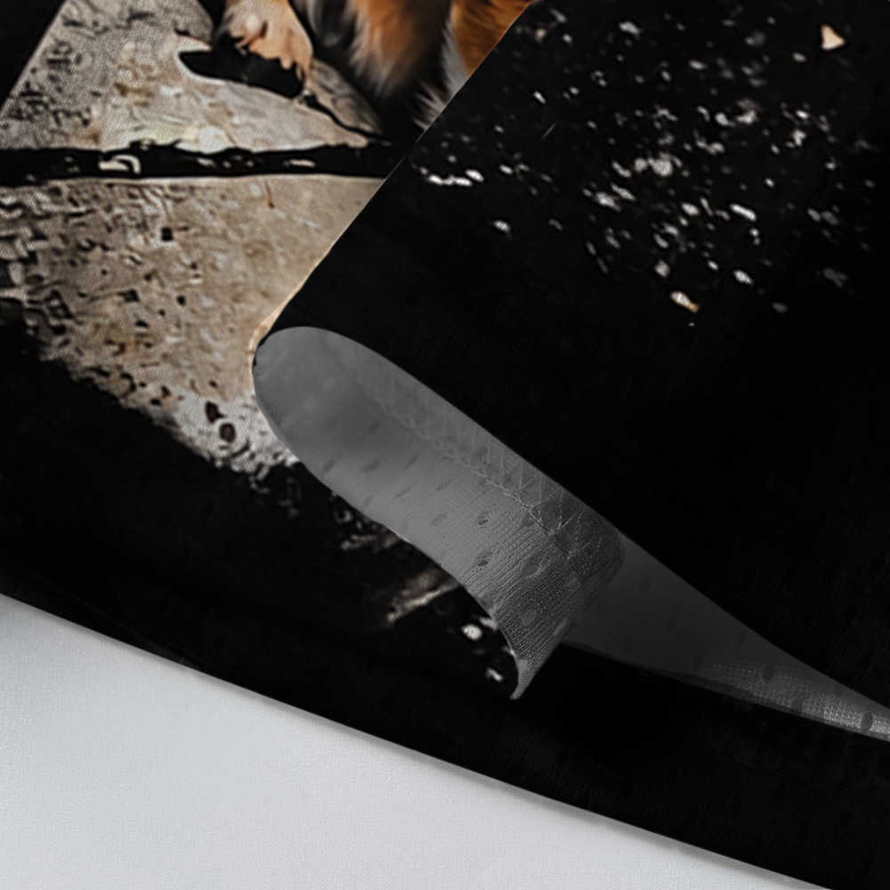 Baddiecat Corgi Dog Smoking Mesh Jersey