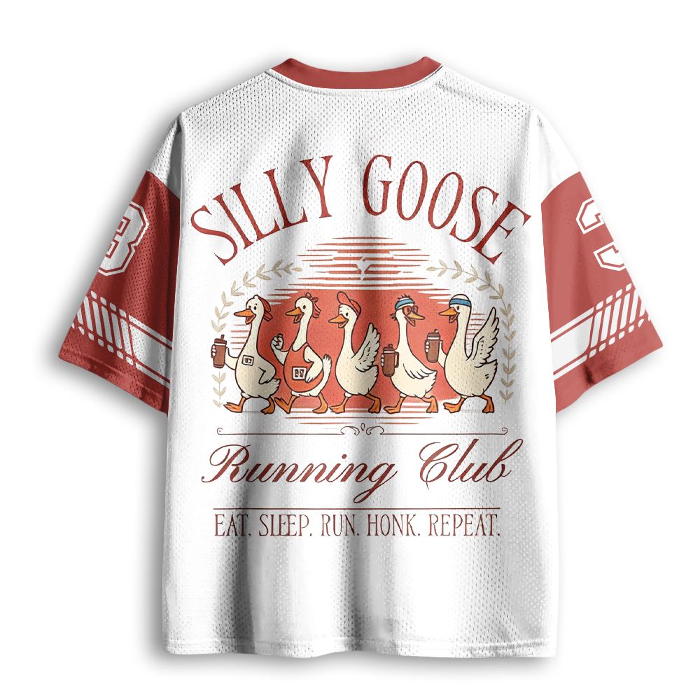 Baddiecat Silly Goose Running Club Mesh Jersey