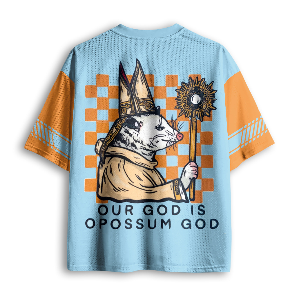 Baddiecat God Of The Possum Mesh Jersey