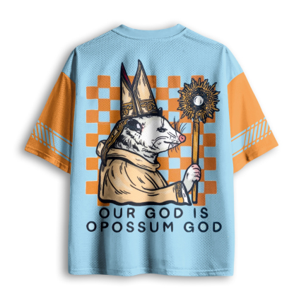 Baddiecat God Of The Possum Mesh Jersey