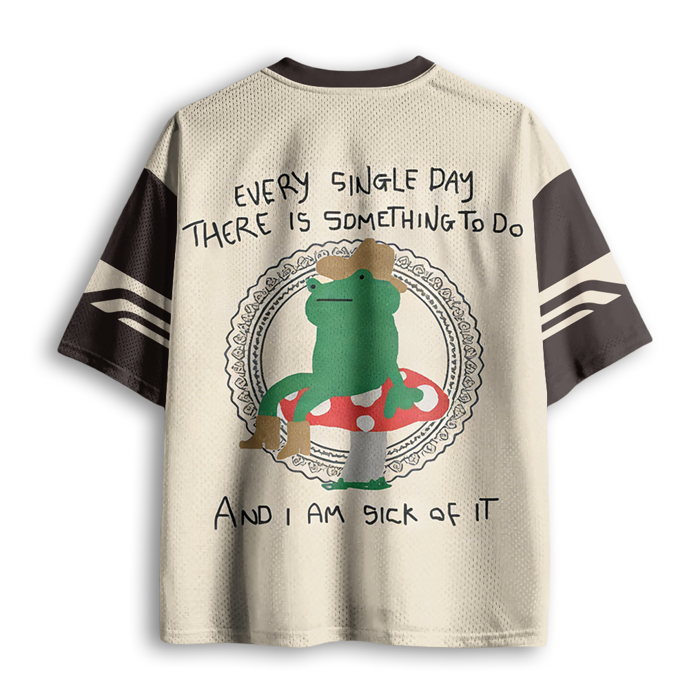 Baddiecat Tired Frog Mesh Jersey