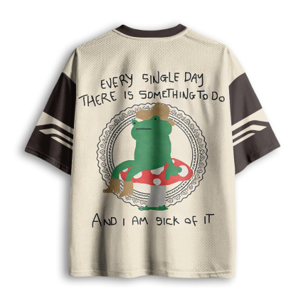 Baddiecat Tired Frog Mesh Jersey