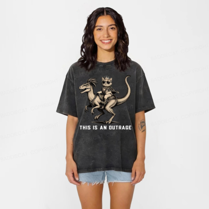 Baddiecat Princess Donut and Mongo Washed T-shirt