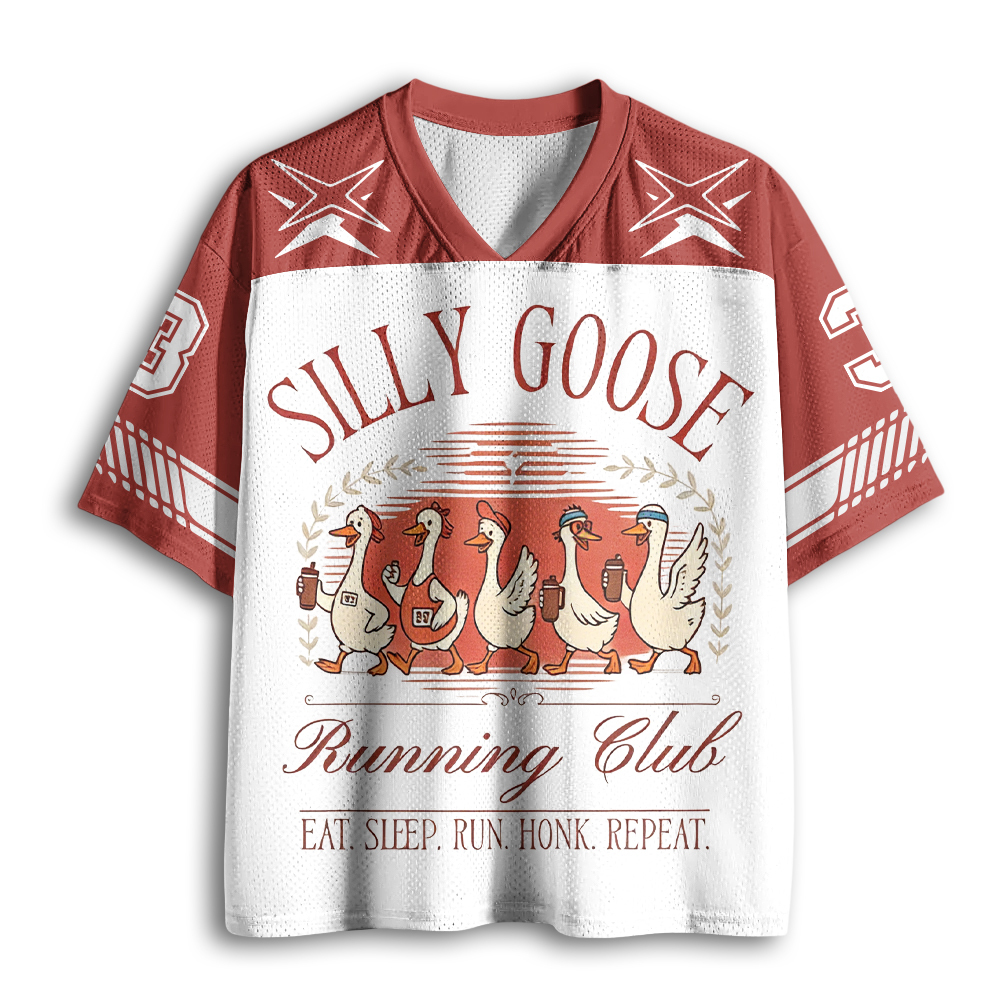 Baddiecat Silly Goose Running Club Mesh Jersey