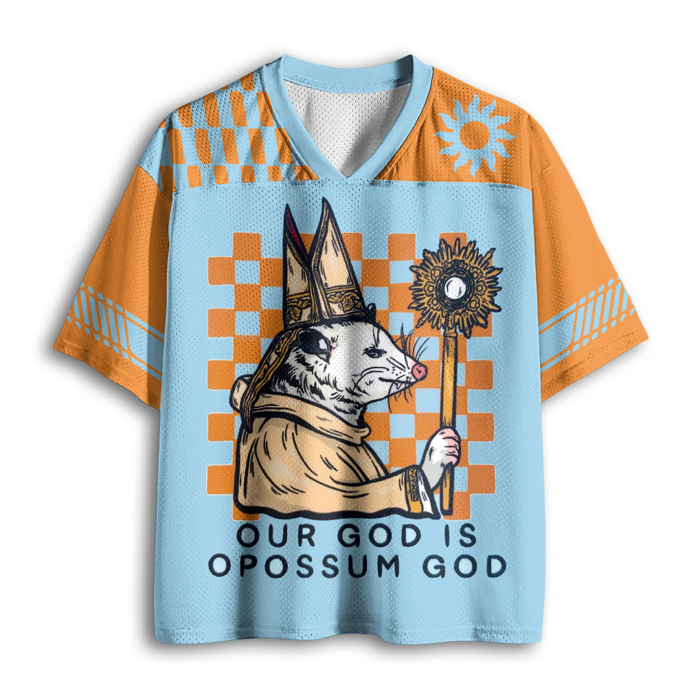Baddiecat God Of The Possum Mesh Jersey