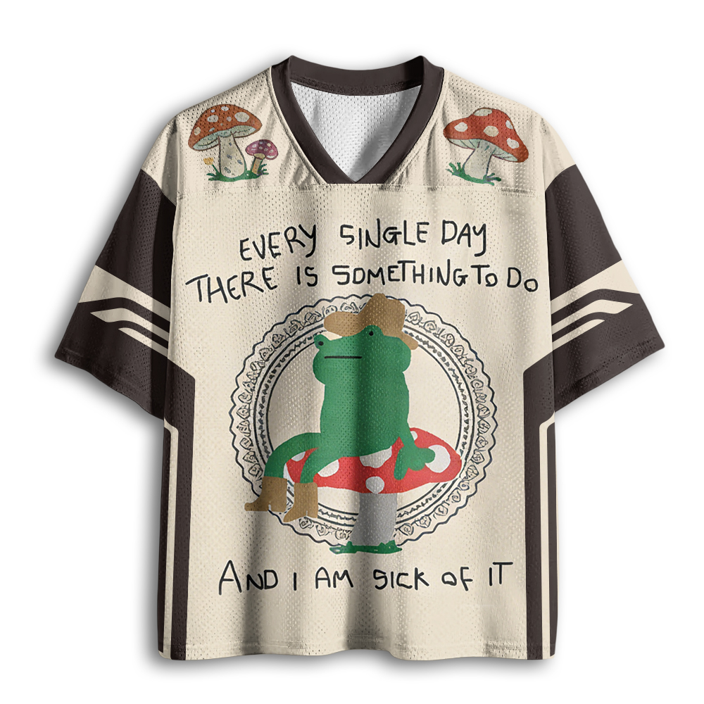 Baddiecat Tired Frog Mesh Jersey