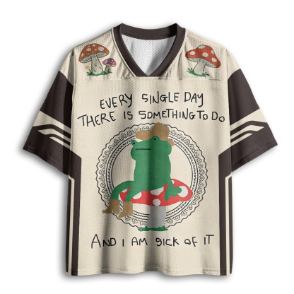 Baddiecat Tired Frog Mesh Jersey