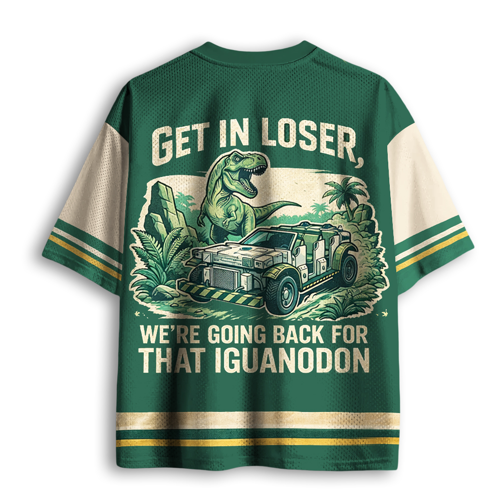 Baddiecat Get In Loser Theme Mesh Jersey