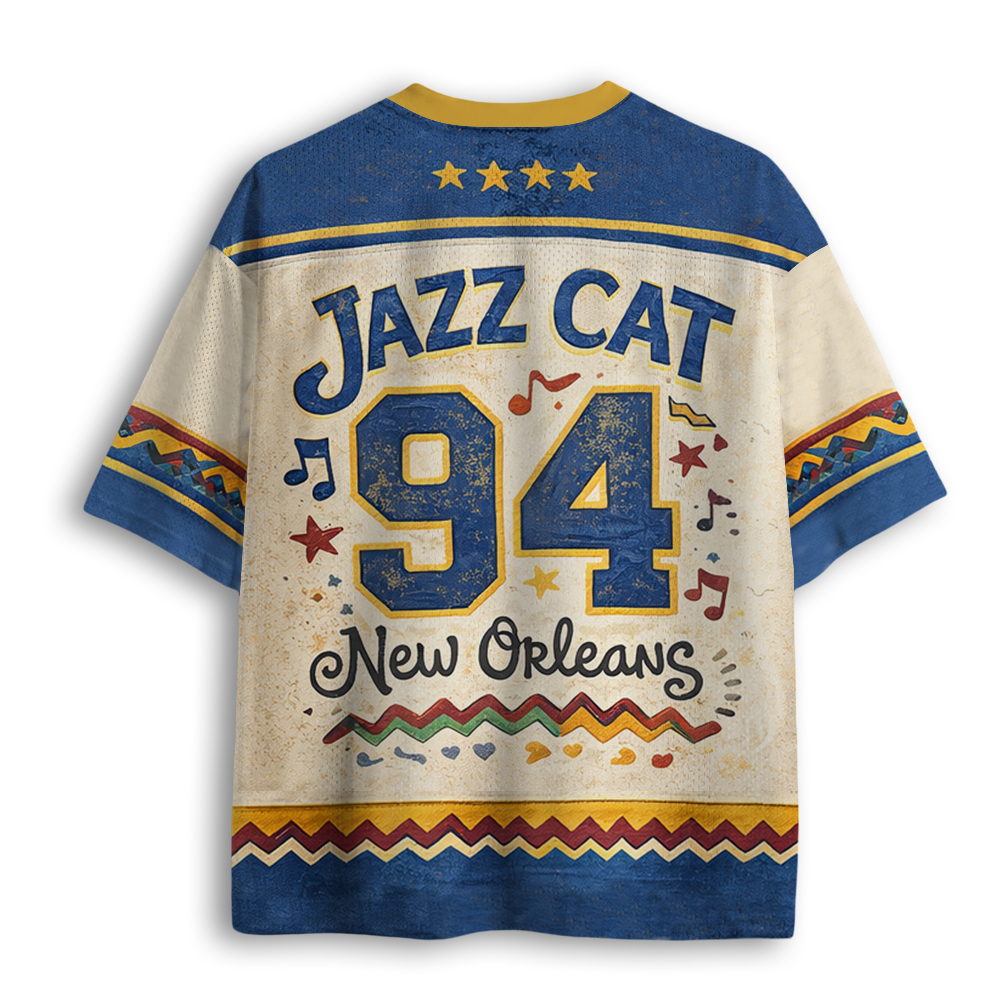 Baddiecat Jazz Cat Mesh Jersey