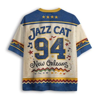 Baddiecat Jazz Cat Mesh Jersey