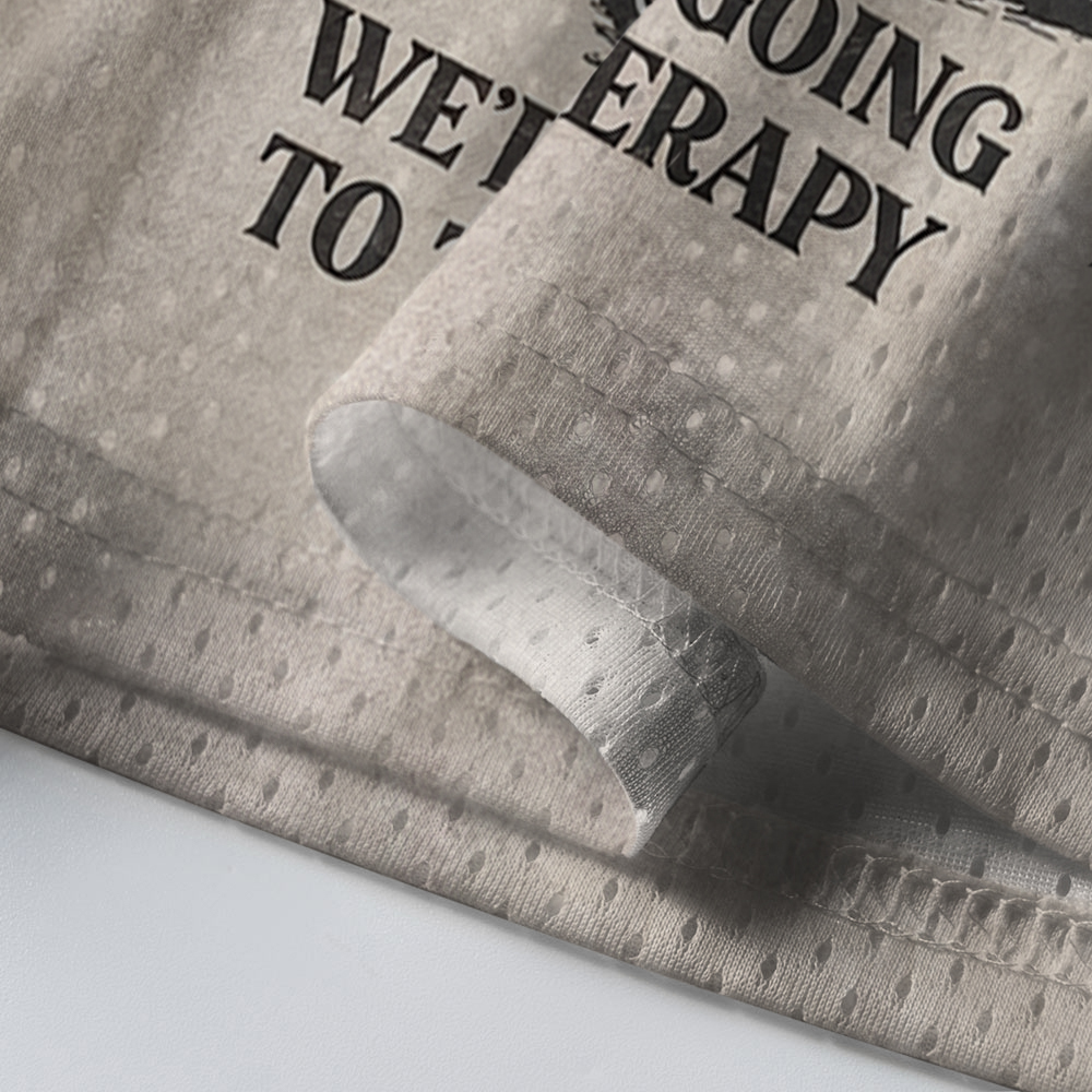 Baddiecat Get In Loser We're Going To Therapy Mesh Jersey