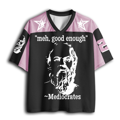 Baddiecat Mediocrates Meh Good Enough Mesh Jersey