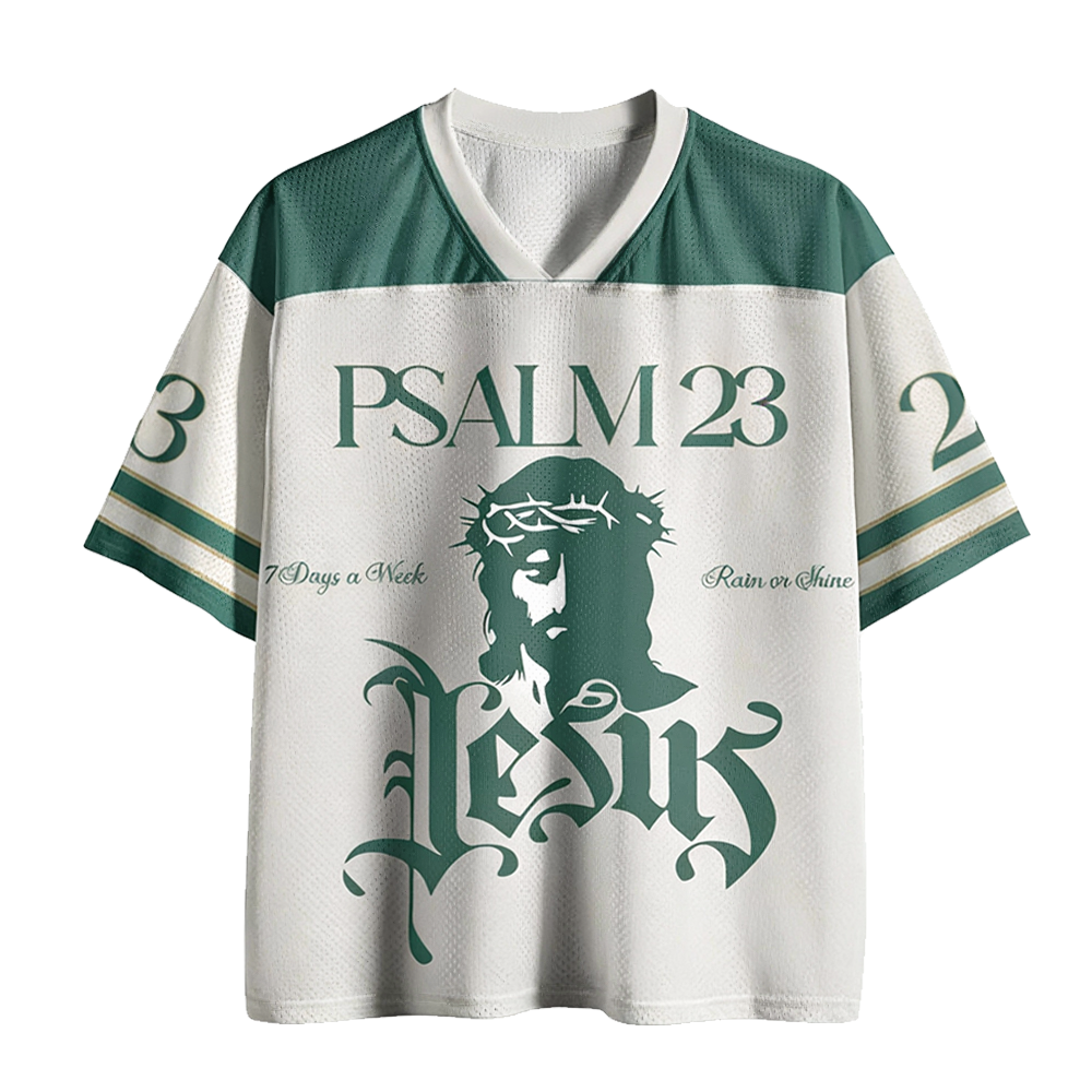 Baddiecat Jesus Christian Faith Mesh Jersey