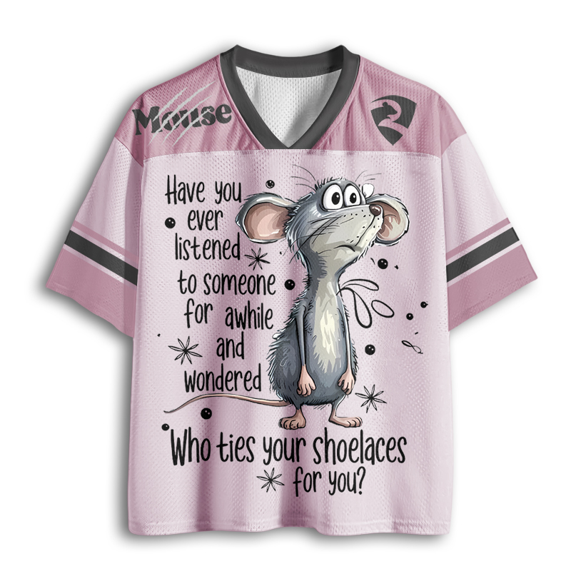 Baddiecat Who Ties Your Shoelaces For You Mouse Mesh Jersey