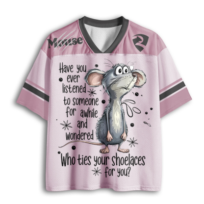 Baddiecat Who Ties Your Shoelaces For You Mouse Mesh Jersey