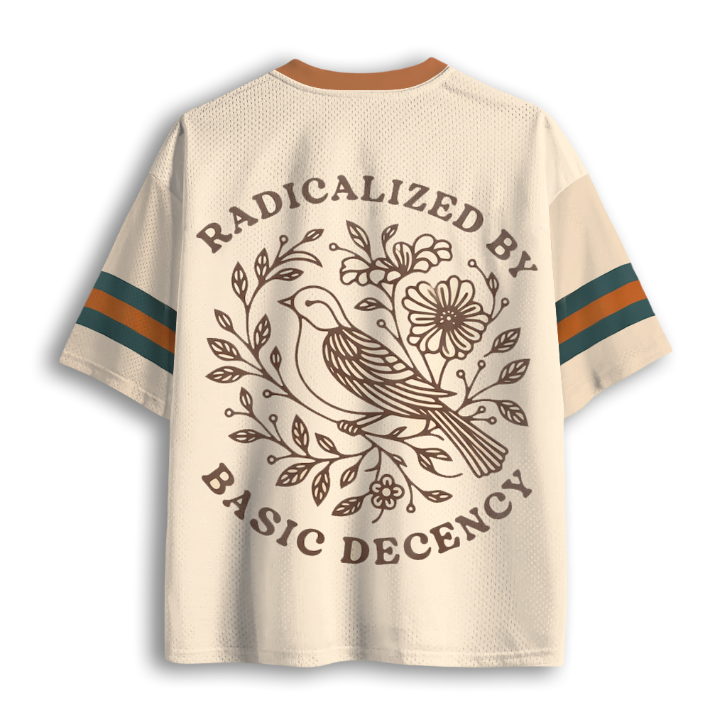 Baddiecat Radicalized By Basic Decency Mesh Jersey