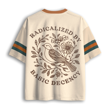 Baddiecat Radicalized By Basic Decency Mesh Jersey