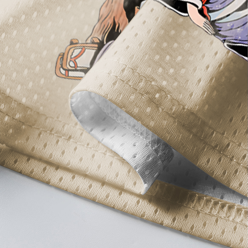 Baddiecat Japanese Ukiyo-e Monsters Mesh Jersey