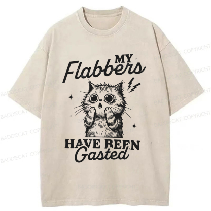 Baddiecat Stiff-faced Kitten Washed T-shirt