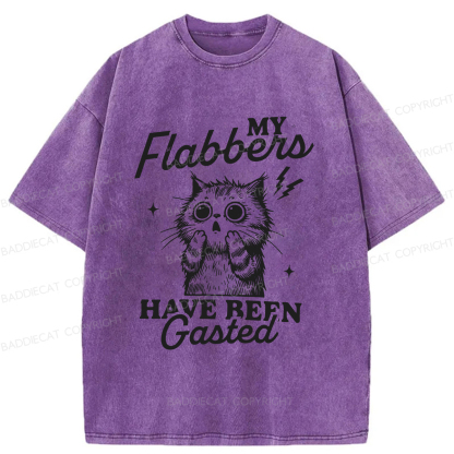 Baddiecat Stiff-faced Kitten Washed T-shirt