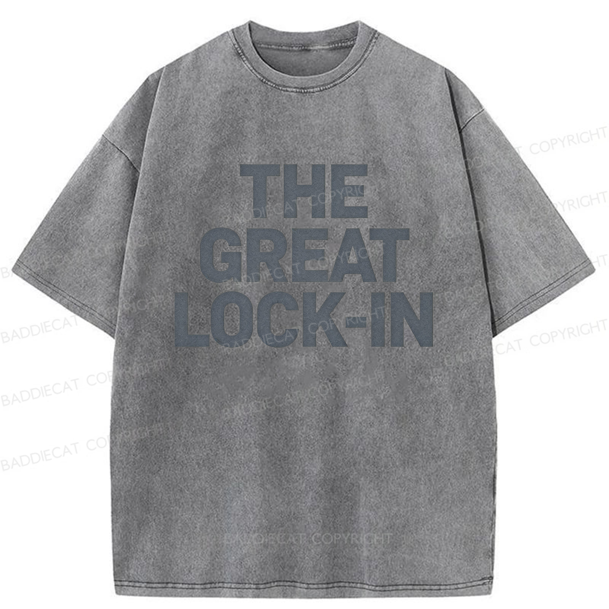 Baddiecat The Great Lock-In Washed T-shirt