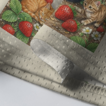Baddiecat Strawberry Kittens Mesh Jersey