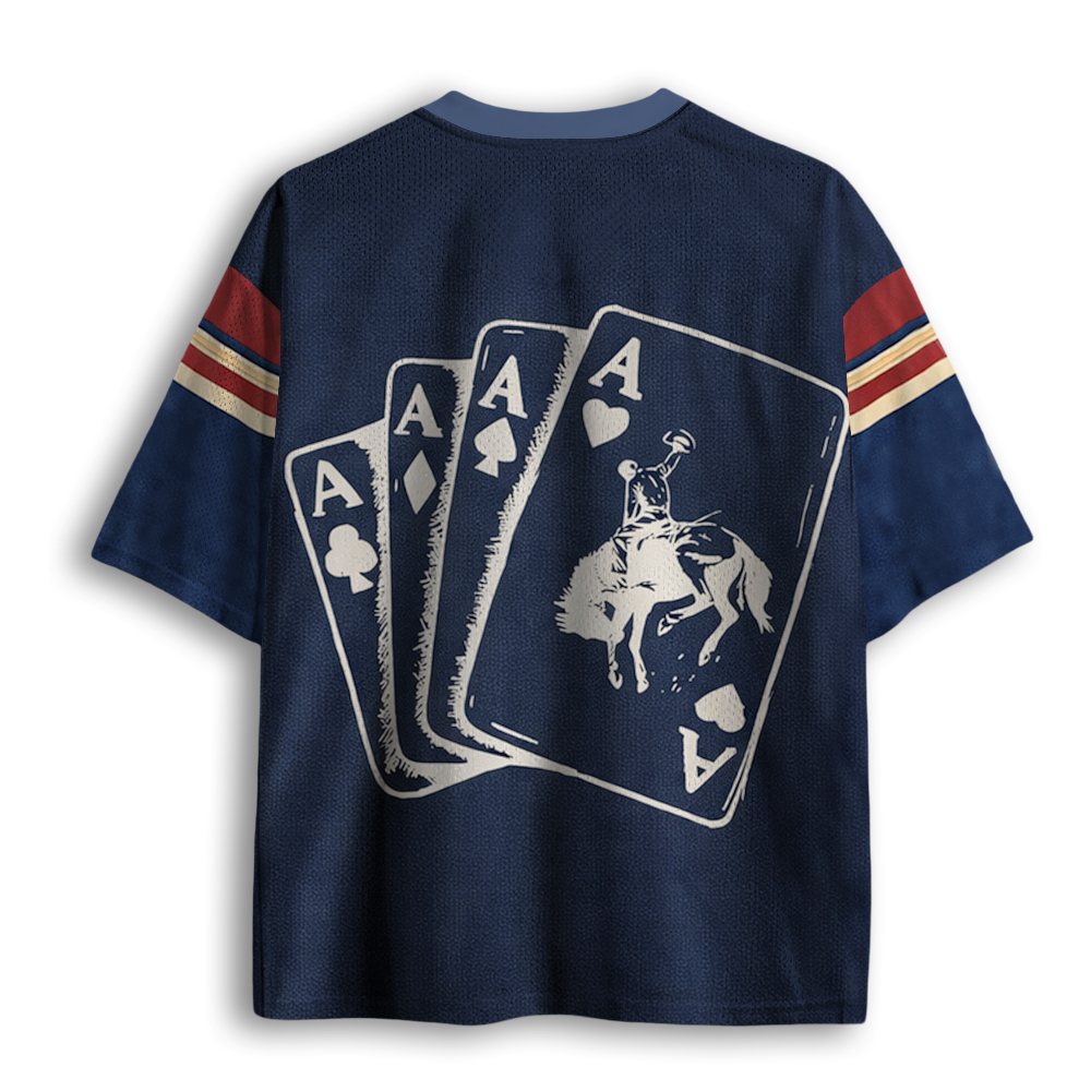 Baddiecat Ace Card Cowboy Mesh Jersey