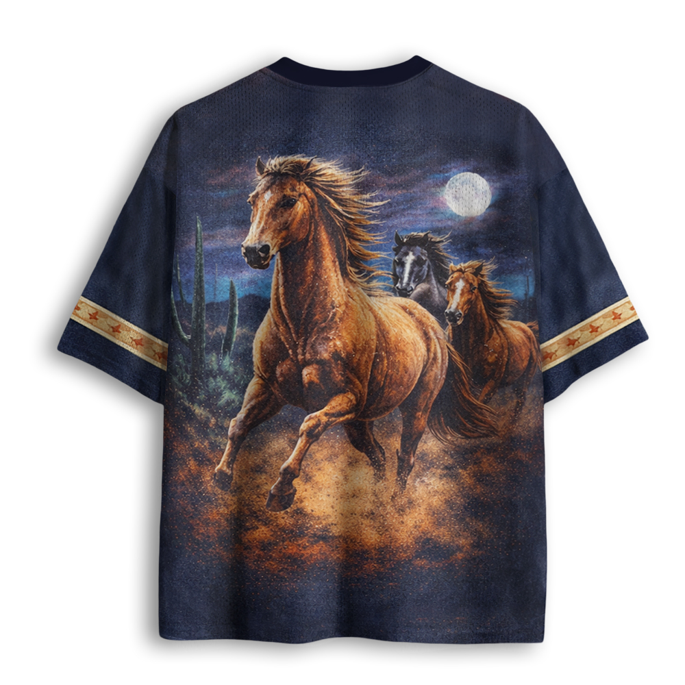 Baddiecat Wild Horses Mesh Jersey