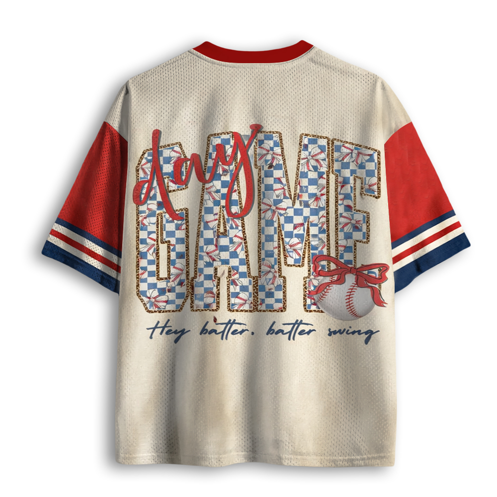 Baddiecat Baseball Game Day Mesh Jersey