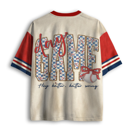 Baddiecat Baseball Game Day Mesh Jersey