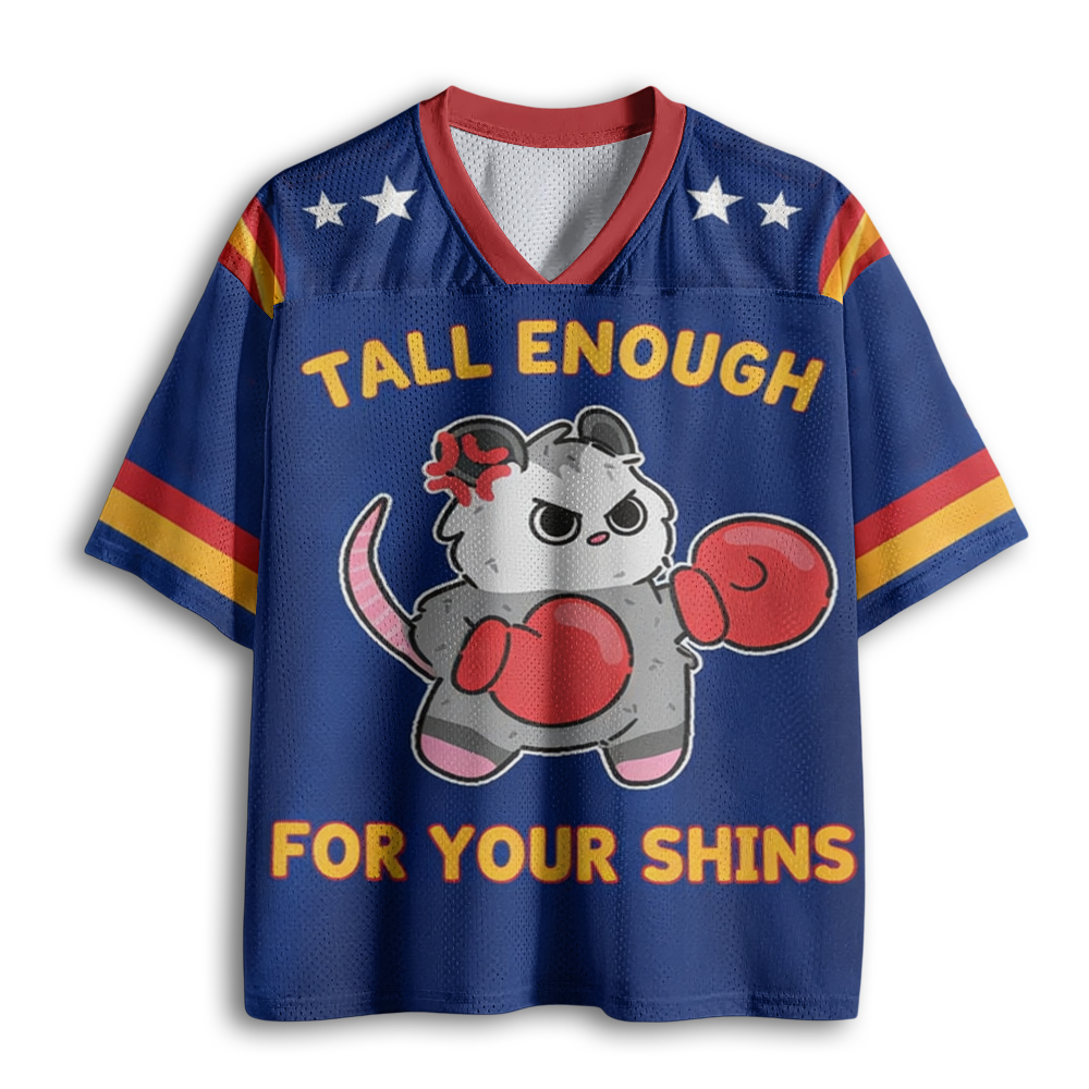 Baddiecat Tall Enough For Your Shins Mesh Jersey