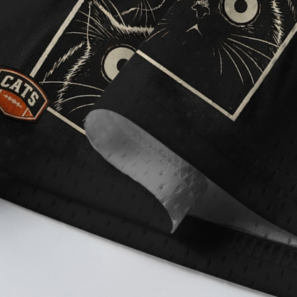 Baddiecat Black Cat Moon Mesh Jersey