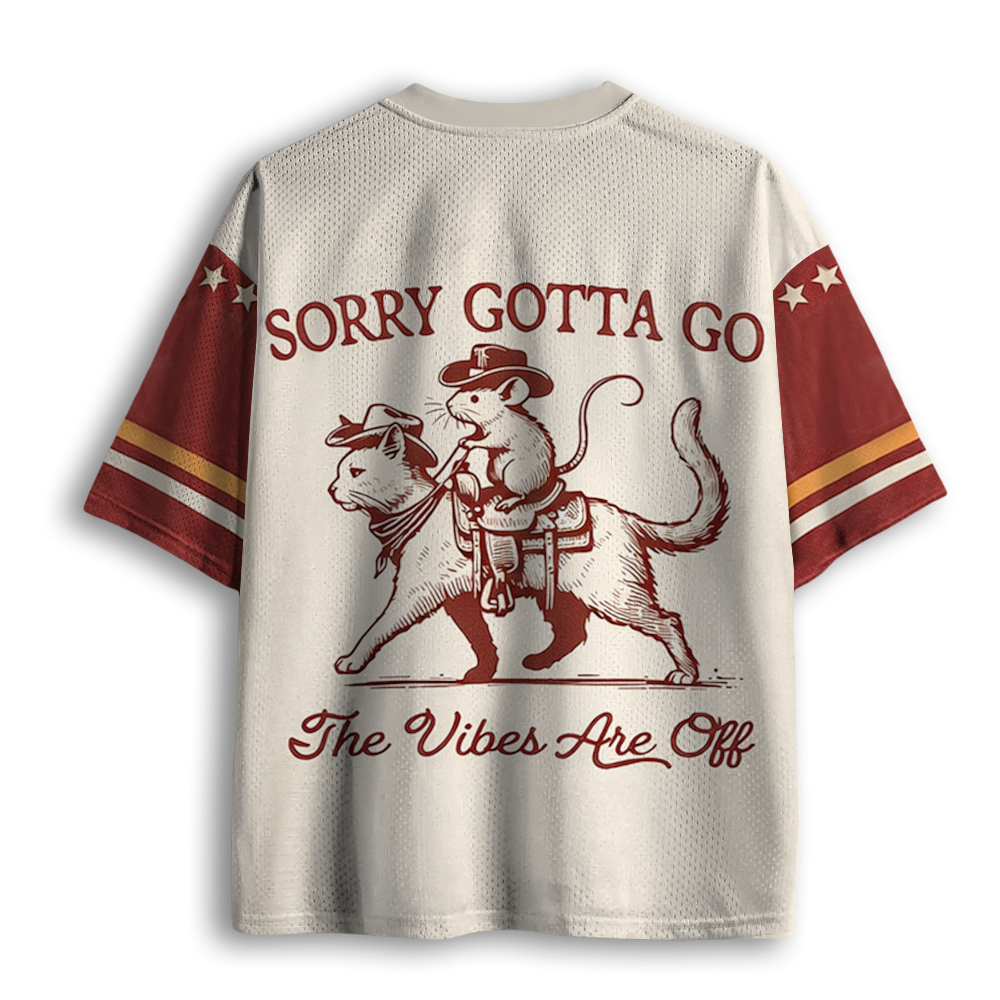 Baddiecat Sorry Gotta Go Mesh Jersey