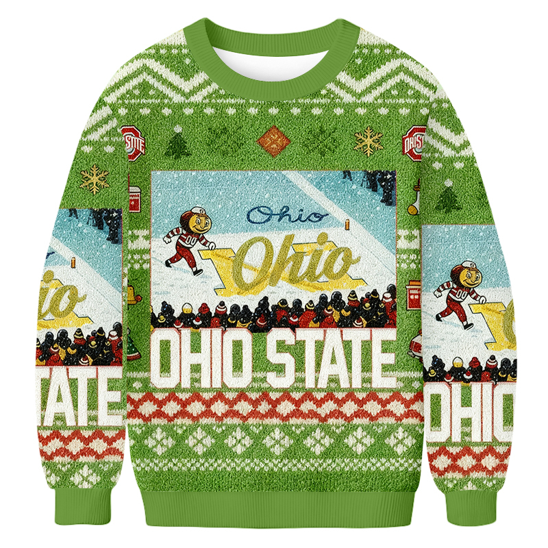 Baddiecat Ohio State Ugly Sweatshirt