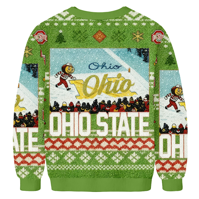 Baddiecat Ohio State Ugly Sweatshirt