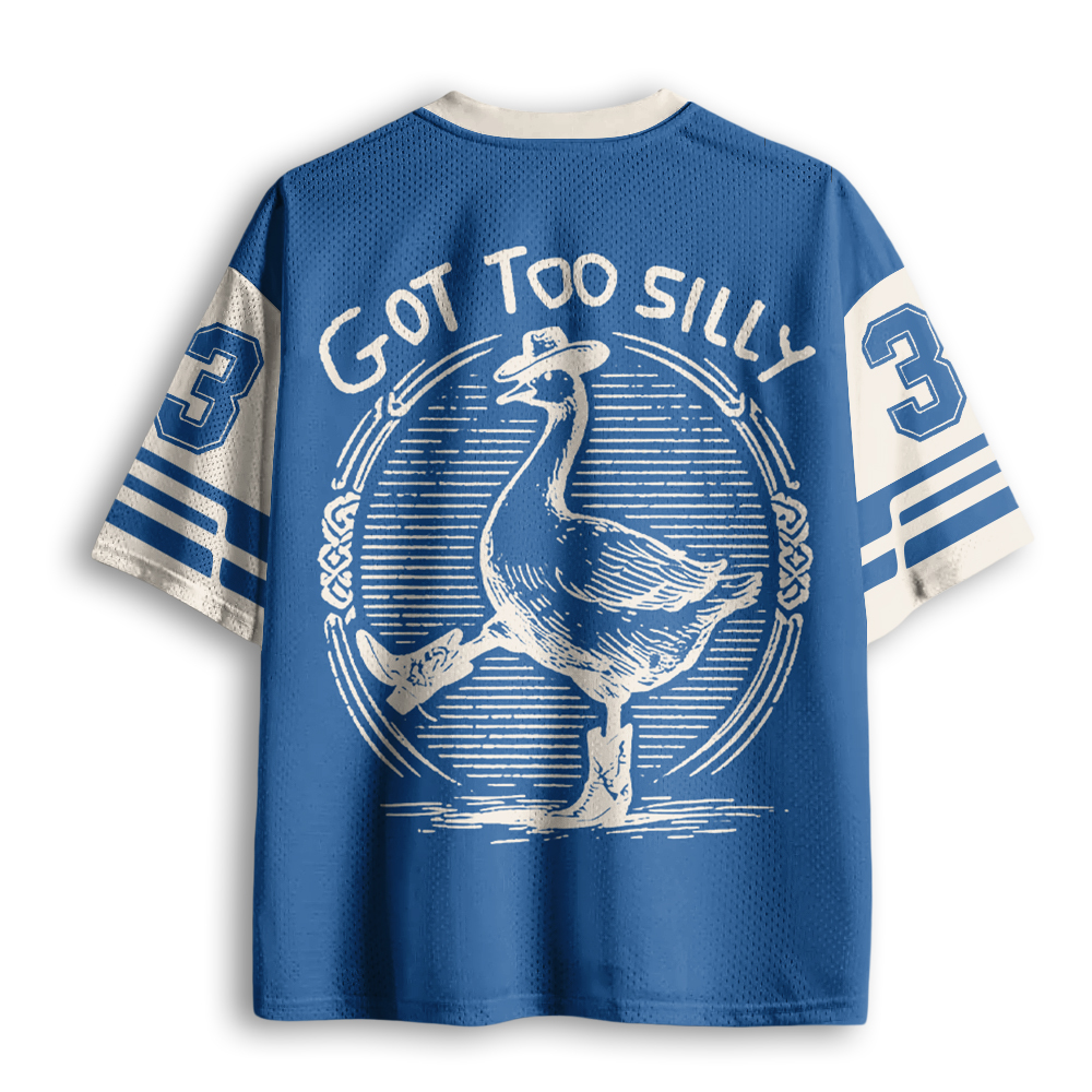 Baddiecat Western Silly Goose Mesh Jersey