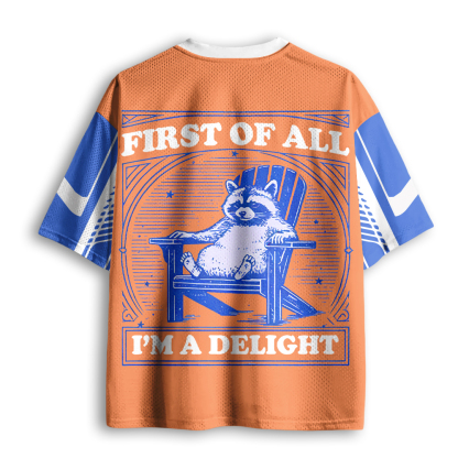 Baddiecat First Of All I'm A Delight Mesh Jersey