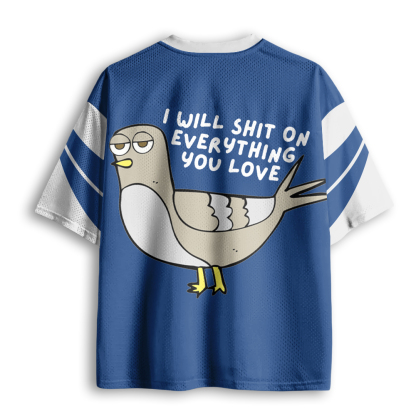 Baddiecat Indifferent Pigeon Mesh Jersey