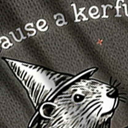 Baddiecat Groundhog Scooter Ugly Sweatshirt