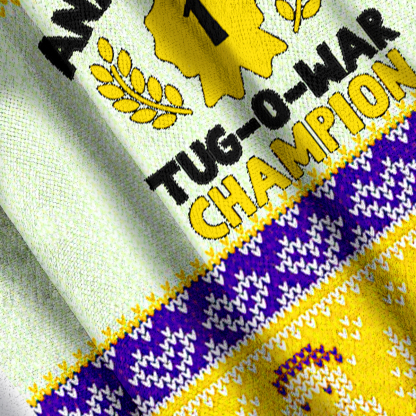 ANAL BEAD TUG-O-WAR CHAMPION Ugly Sweatshirt