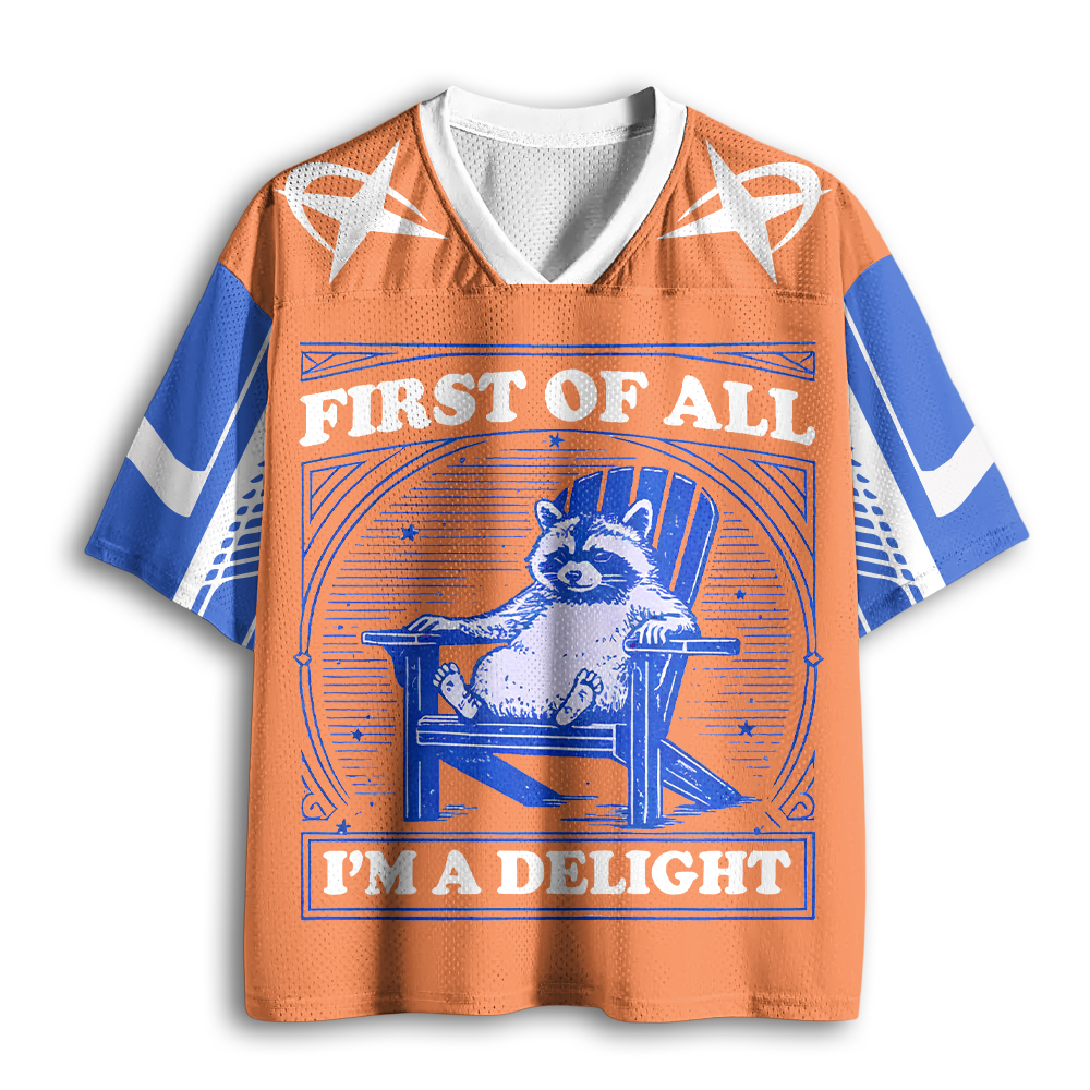 Baddiecat First Of All I'm A Delight Mesh Jersey